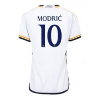 Fotballdrakt Dame Real Madrid Luka Modric #10 Hjemmedrakt 2023-24 Kortermet